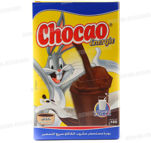 CHOCOLAT EN POUDRE ENERGIE 160G CHOCAO