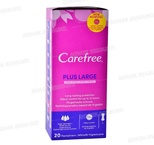 PROTECTION HYGIENIQUE PLUS LARGE 20 UNITES CAREFRE