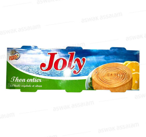 THON ENTIER A L’HUILE VEGETALE ET CTRON 3*85 JOLY