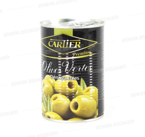 OLIVES VERTES DENOYAUTEES 340G CARTIER