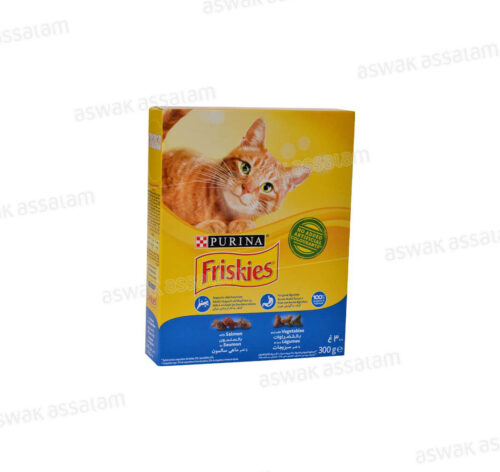 CROQUETTES SAUMON & LEGUMES 300G POUR CHAT ADULTE FRISKIES