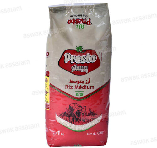 RIZ MEDIUM 1KG PRESTO