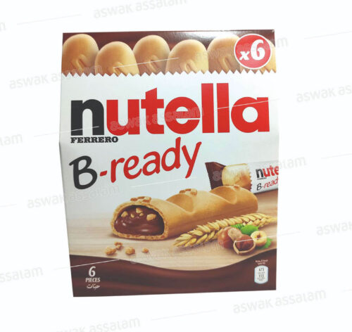 BISCUIT CROUSTILLANT B-READY 132G 6 PIECES NUTELLA FERRERO