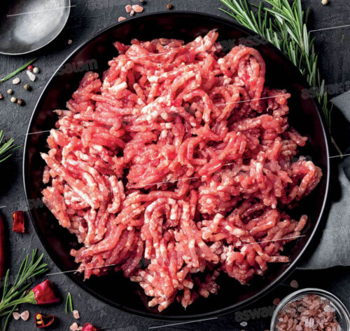VIANDE HACHEE DE BOEUF AVEC GRAISSE 1KG