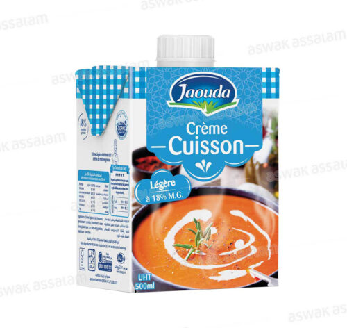 CREME UHT DE CUISSON LEGERE  500ML JAOUDA
