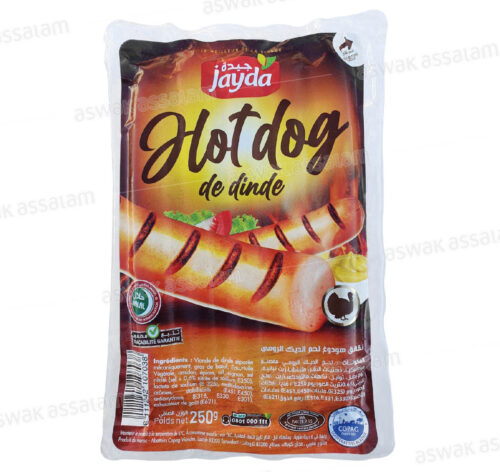 HOT DOG DE DINDE 250G JAYDA