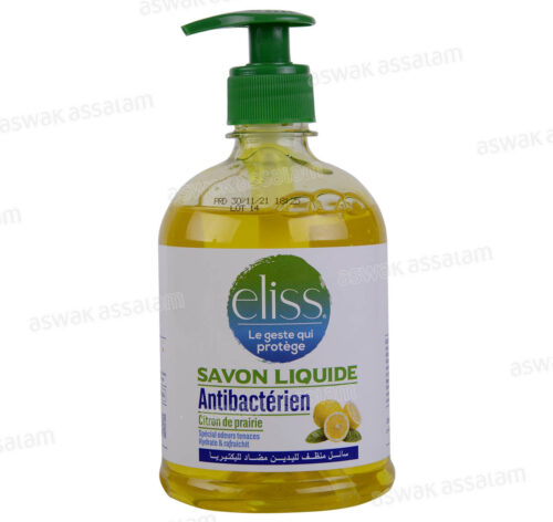 SAVON LIQUIDE ANTIBACTERIEN CITRON 500ML ELISS