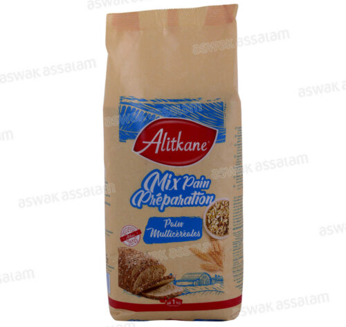 PREPARATION MIX PAIN MULTI-CEREALES 1KG AL ITKANE