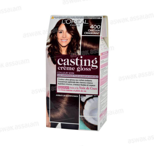 COLORATION CREME GLOSS CHATAIN CLAIR 500 CASTING L’OREAL