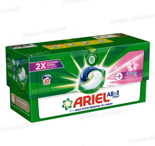 LESSIVE PODS TOUT EN 1 DOWNY 30 UNITES ARIEL