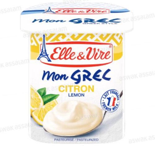 DESSERT LACTE MON GREG CITRON 125G ELLE&VIRE