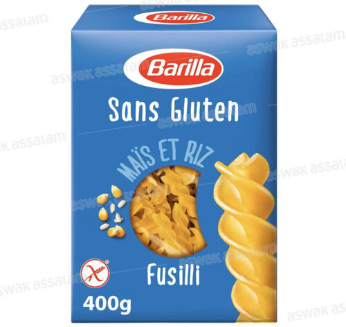 FUSILLI DE MAIS ET RIZ SANS GLUTEN 400G BARILLA