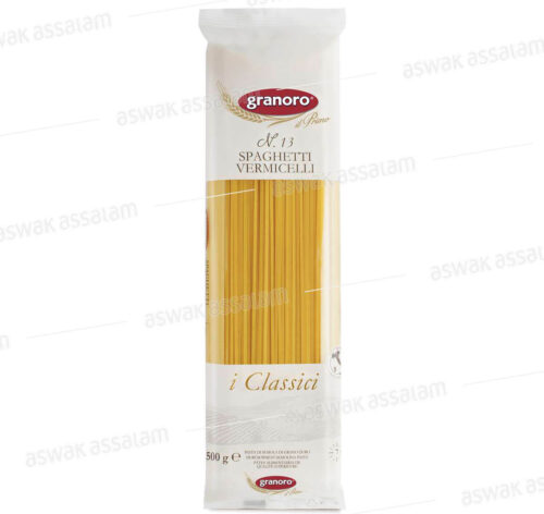 SPAGHETTI VERMICELLI NÂ°13 500G GRANORO