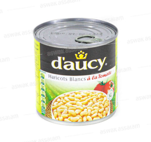 HARICOT BLANC A LA TOMATE 340G D’AUCY